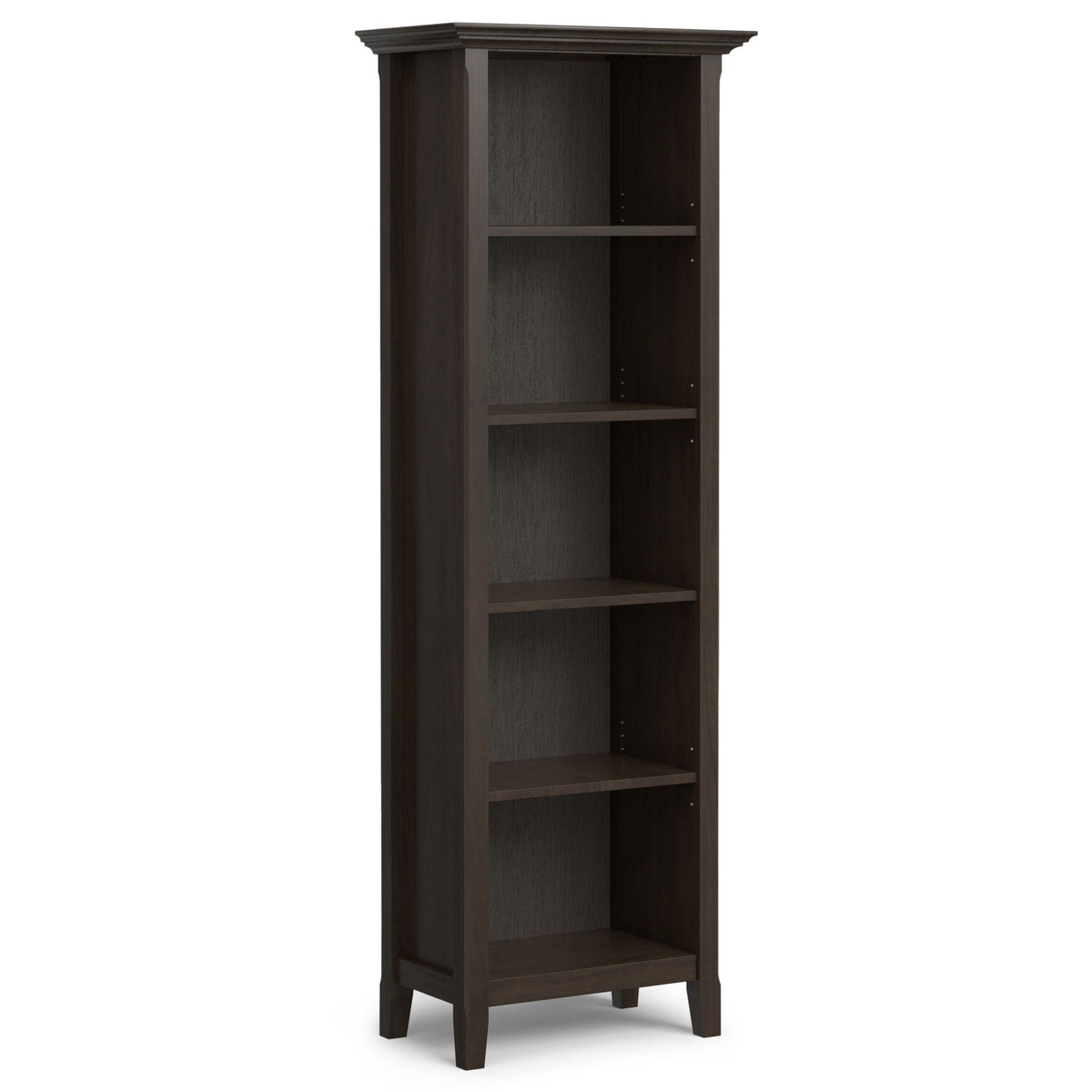 Amherst 5 Shelf Bookcase with Adjustable Shelves - Multiple Colors, photo 8 of 40