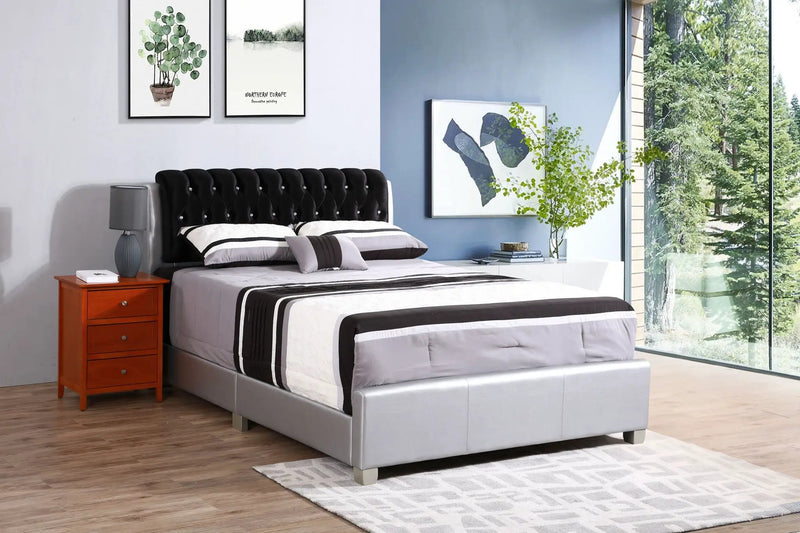 Tufted Upholstered Bed by Unique Piece Furniture