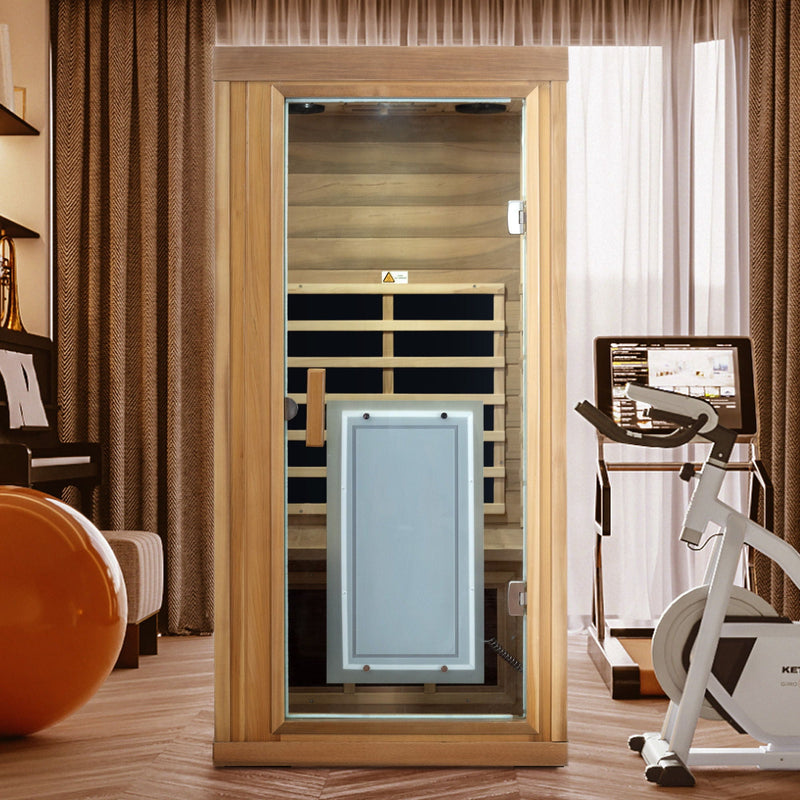 One Person Far Infrared Standard Indoor Sauna Room by HouseOfZazla