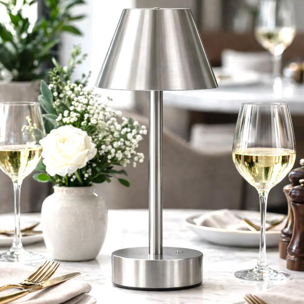 Elegance Rechargeable LED Table Lamp LED Touch Switch by Unique Piece Furniture