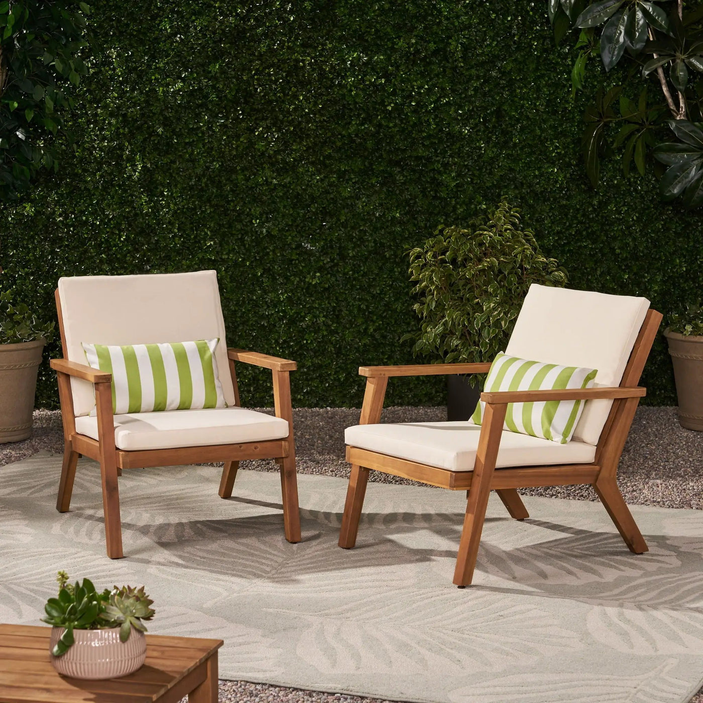 Outdoor Club Chair With Cushion by HouseOfZazla