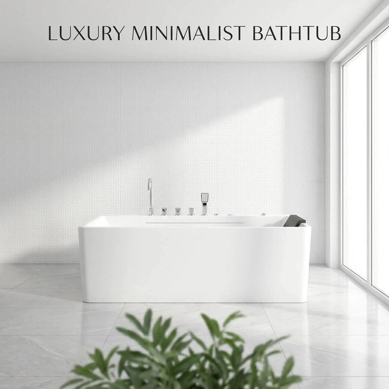 67-Inch Single-Person Luxury Whirlpool Bathtub by HouseOfZazla