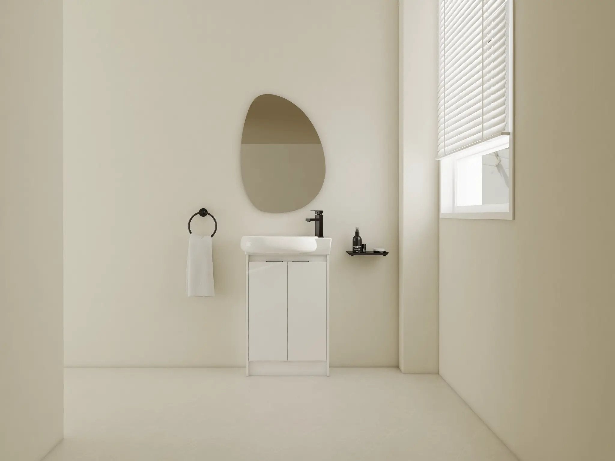 23" Freestanding Bathroom Vanity with Sink, Soft Close Doors by HouseOfZazla