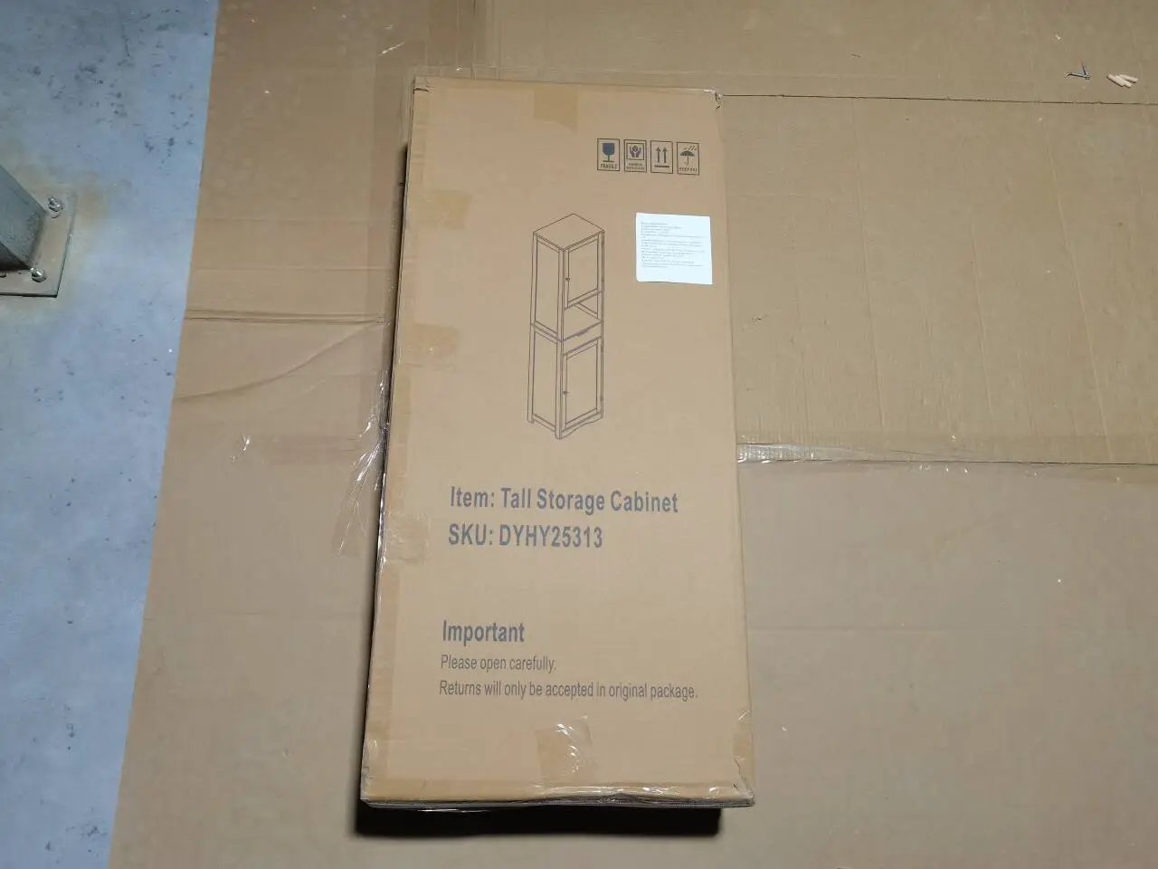67" Tall Bathroom Cabinet with 2 Doors & 1 Drawer by HouseOfZazla