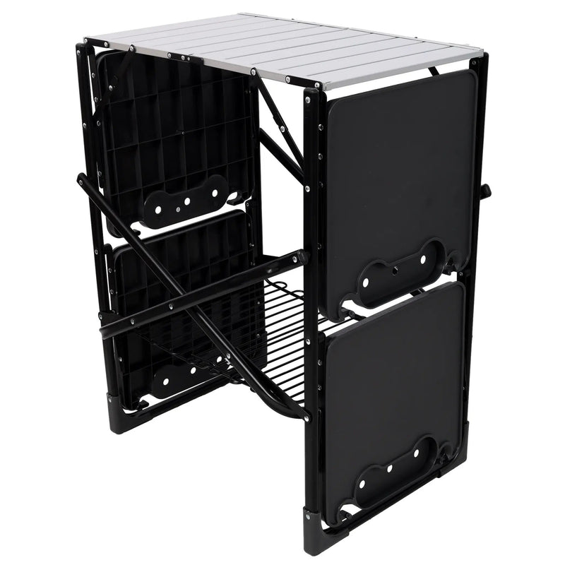 Folding Camping Kitchen Table - Portable Outdoor Cooking Station by HouseOfZazla