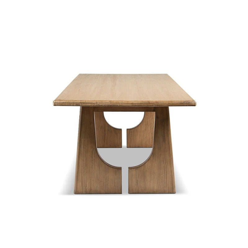 Carmel - 8 Seater Dining Table - Antique Brown by HouseOfZazla