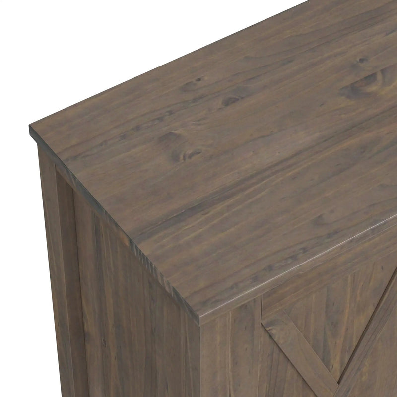 Ela - Low Storage Cabinet - Smoky Brown by Unique Piece Furniture