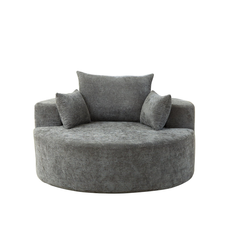 Single Sofa, Sleeper Chair For Living Room - Gray by HouseOfZazla