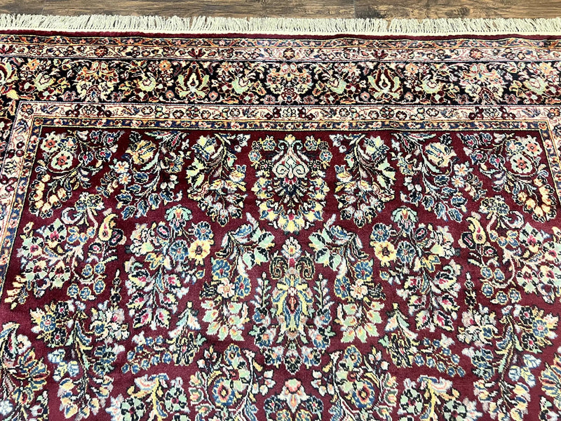 Karastan Rug 9x12 Red Sarouk #785, Wool Karastan Carpet, Discontinued Vintage, Original 700 Series, Karastan Area Rug by Jewel Rugs