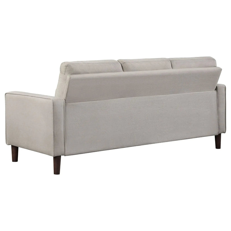 Bowen 3-piece Upholstered Track Arm Tufted Sofa Set Beige by Unique Piece Furniture