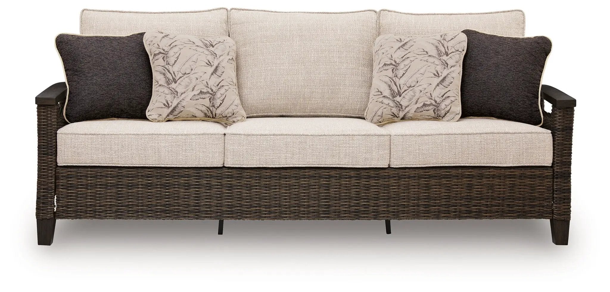 Monterey Point - Sofa With Cushion - Dark Brown by Unique Piece Furniture