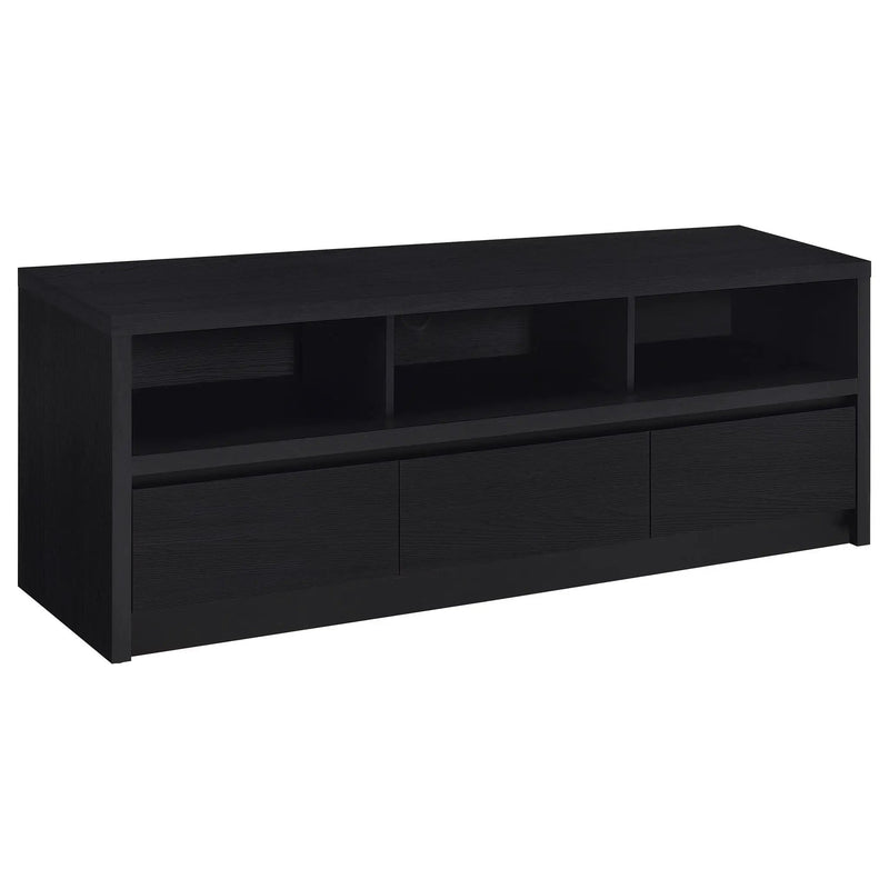 Rutland 59-inch 3-drawer TV Stand Media Console Black by Unique Piece Furniture
