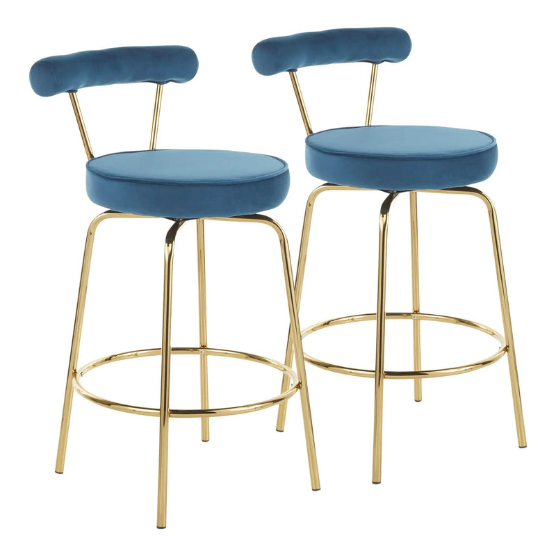 Rhonda - Glam Counter Stool (Set of 2) by Unique Piece Furniture