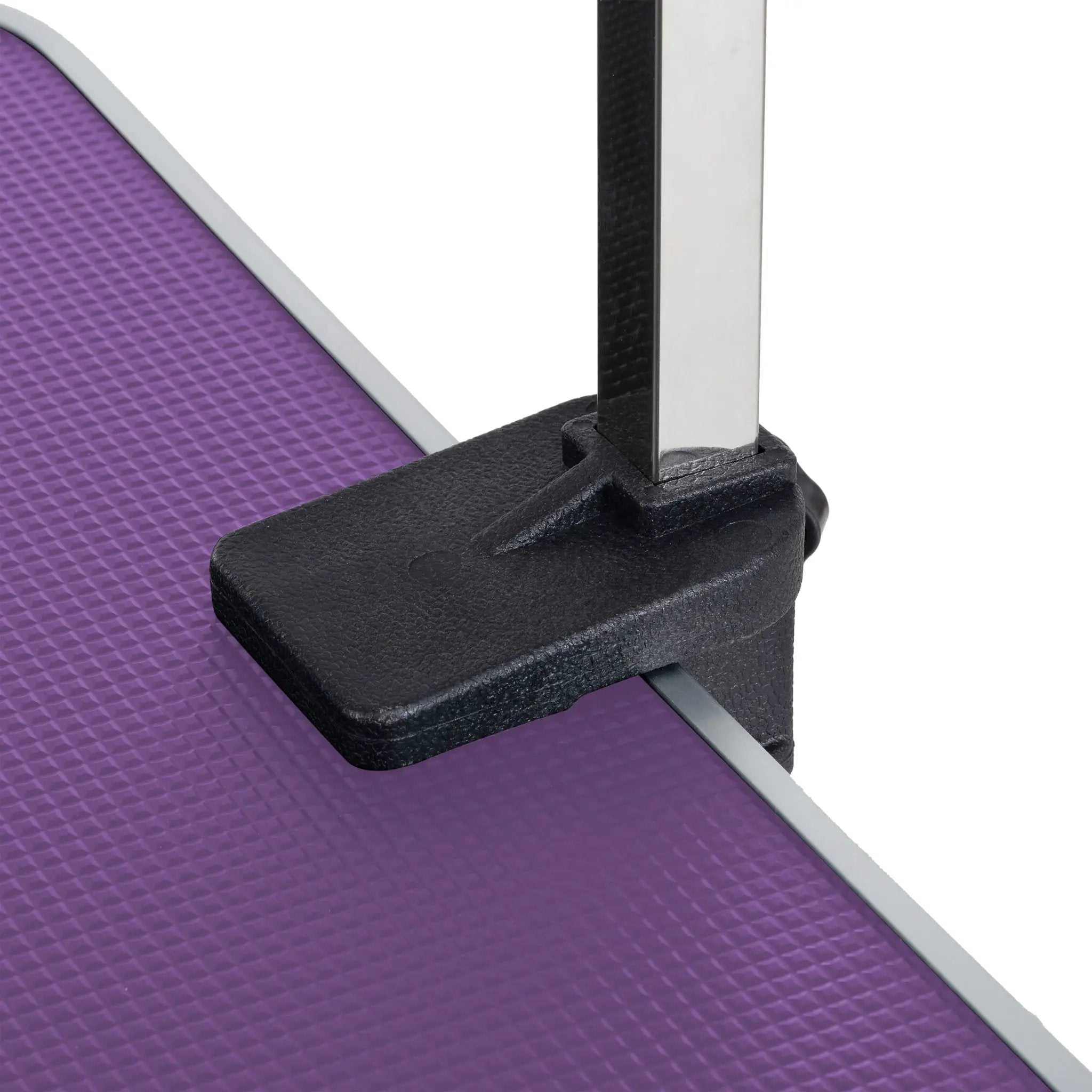 Folding Dog Pet Grooming Table Stainless Steel Frame Rubber Mat On Board With Adjustable Arm And Clamps Pet Dog Cat Grooming Table by HouseOfZazla