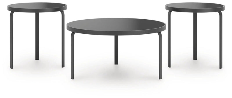 Dorylin - Occasional Table Set (Set of 3) - Black by Unique Piece Furniture