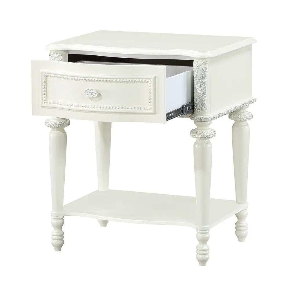 Dorothy - Nightstand With 1 Drawer - Ivory by Unique Piece Furniture