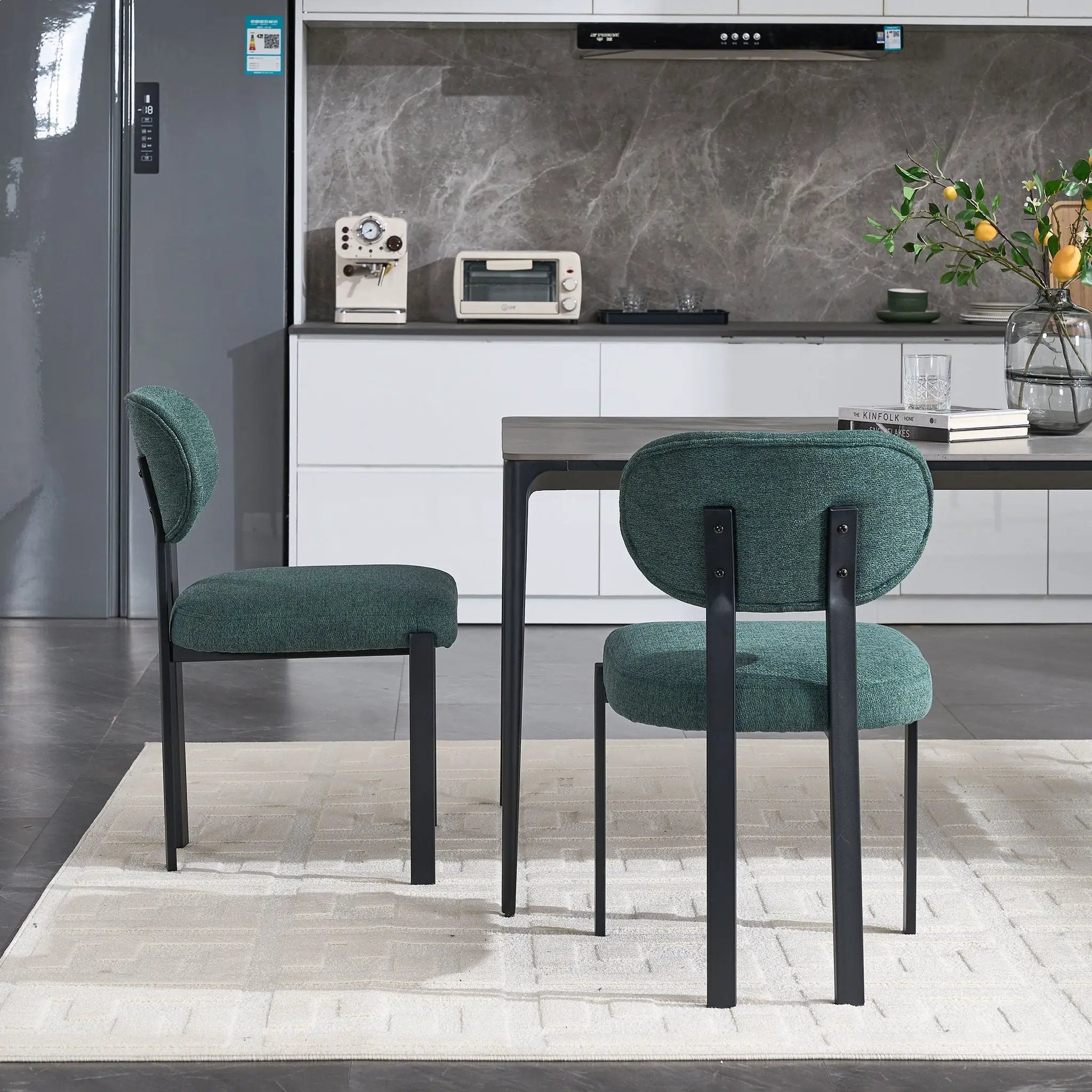 Dining Armless Chairs (Set of 2) by HouseOfZazla