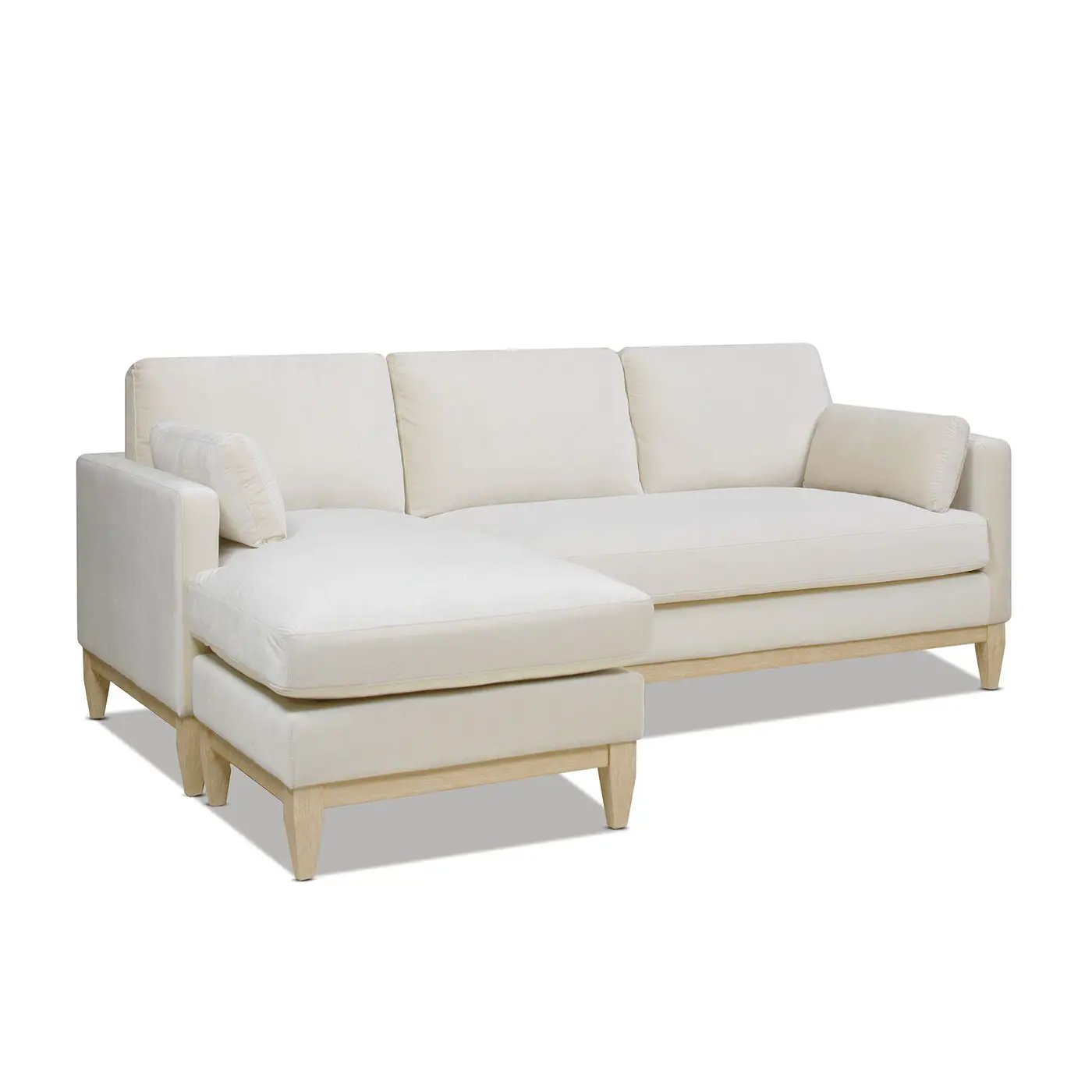 Knox - Modern Farmhouse Reversible Chaise Sectional Sofa by Unique Piece Furniture