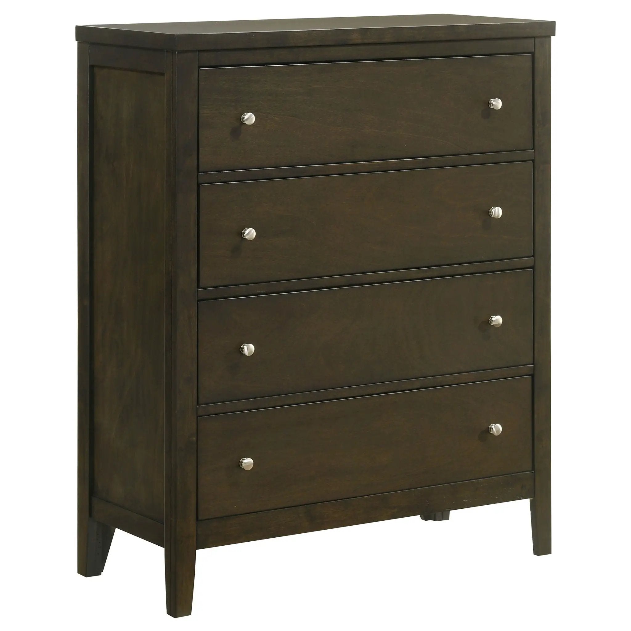 Wilkes 4-drawer Chest of Drawers Dark Cocoa by Unique Piece Furniture