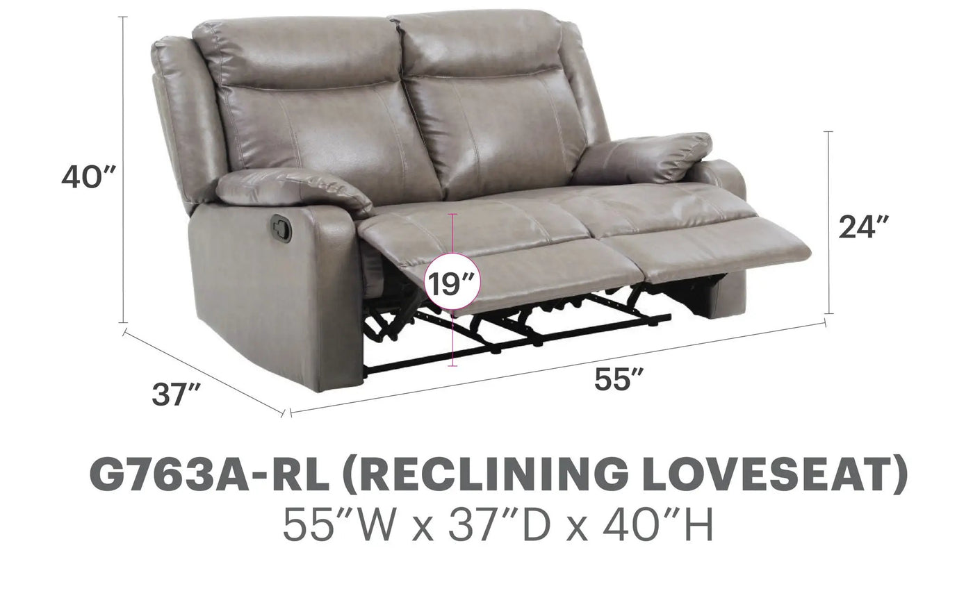 Stylish Reclining Loveseat For Two by HouseOfZazla