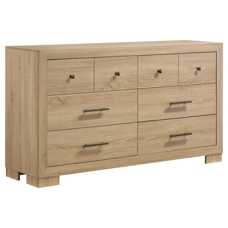 Arielle 6-drawer Bedroom Dresser Cabinet Light Oak by Unique Piece Furniture