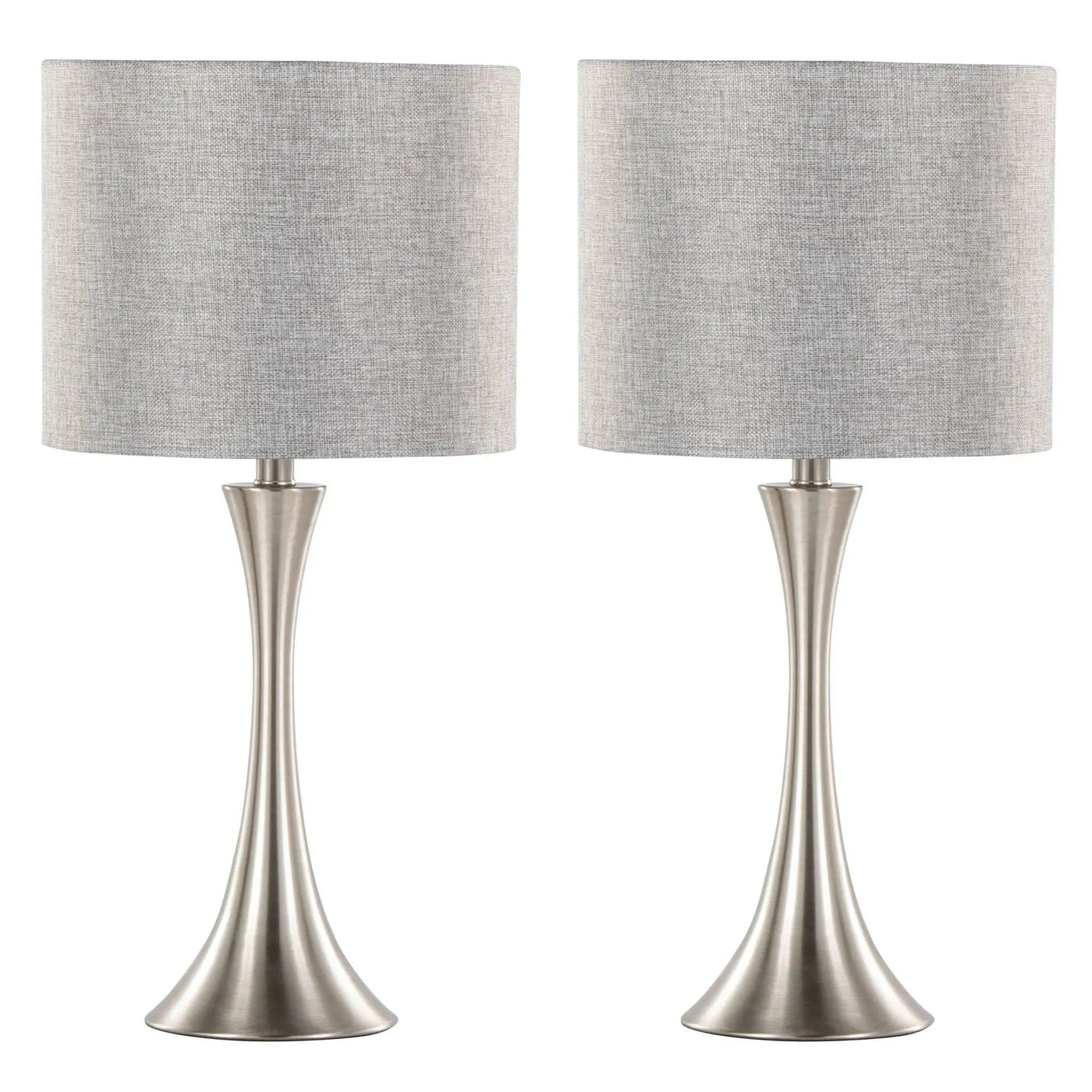 Lenuxe - Contemporary Modern Design Table Lamp (Set of 2) by HouseOfZazla