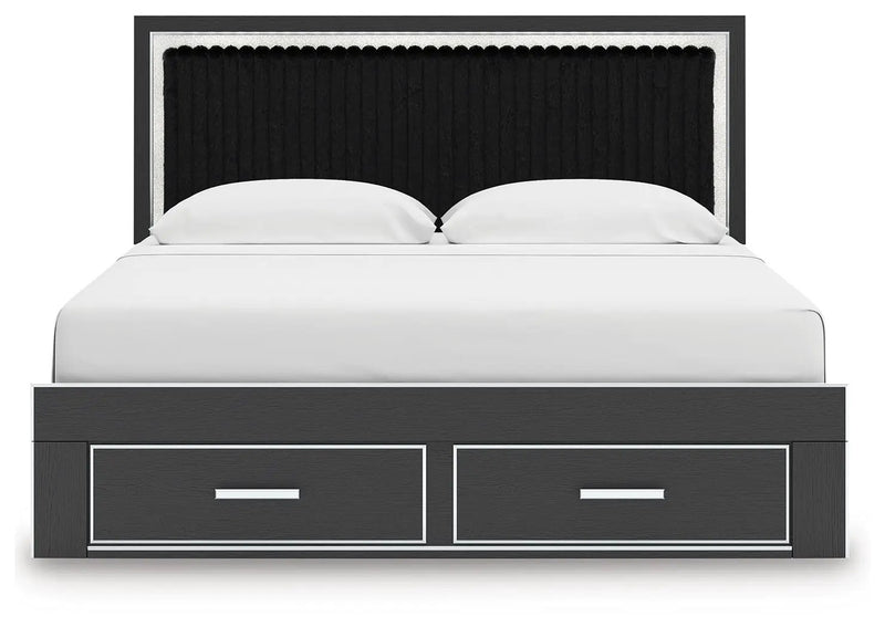 Zuraleus - Upholstered Panel Platform Storage Bed by Unique Piece Furniture