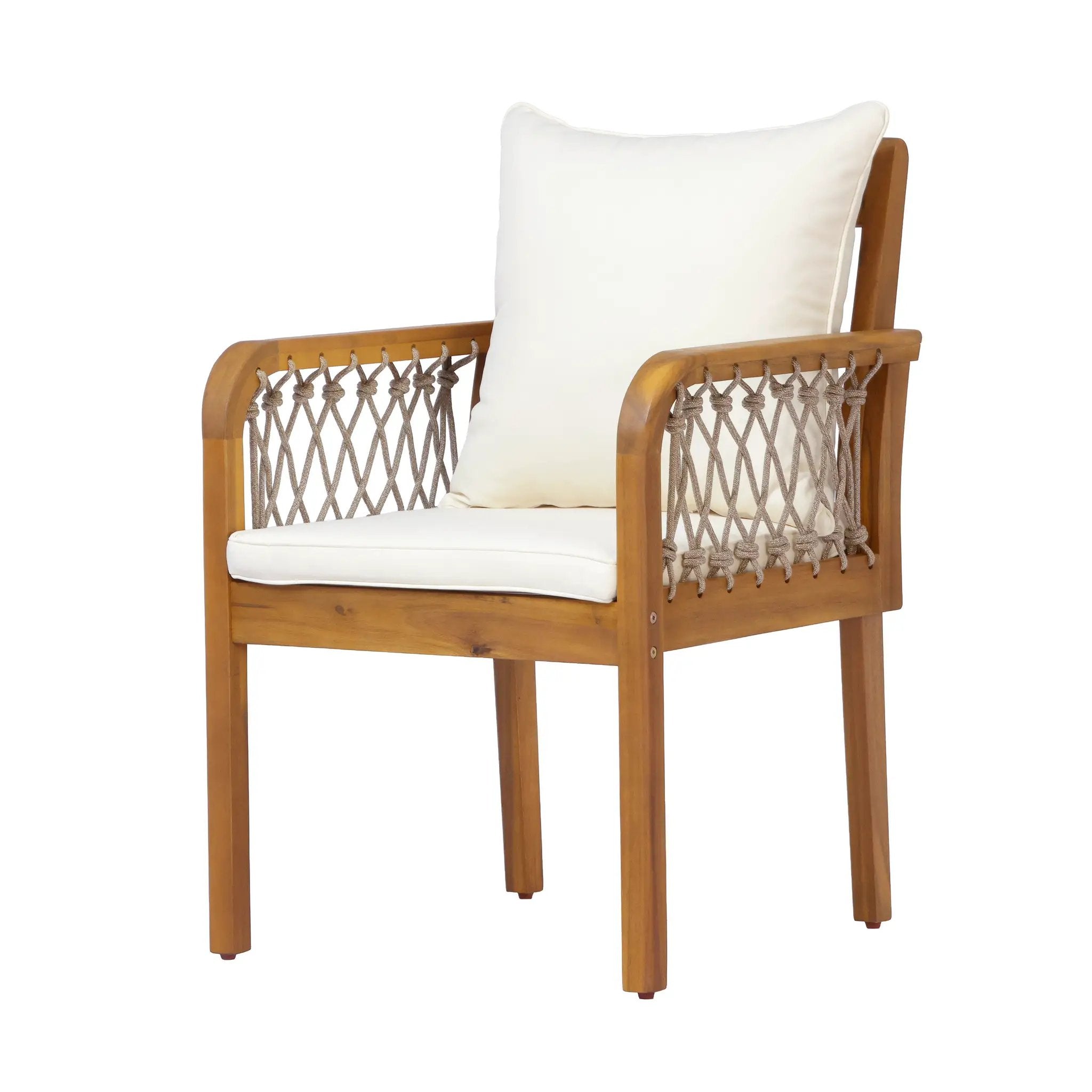 7-Piece Outdoor Acacia Wood Dining Set by HouseOfZazla