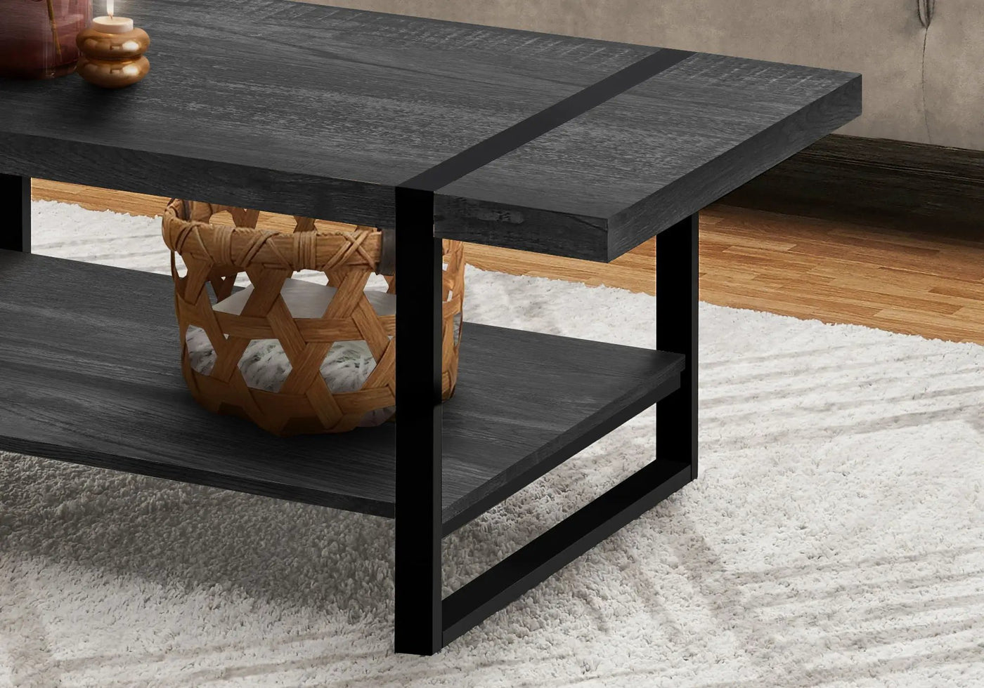 Coffee Table, Accent, Cocktail, Rectangular, Living Room, Contemporary, Modern by Unique Piece Furniture