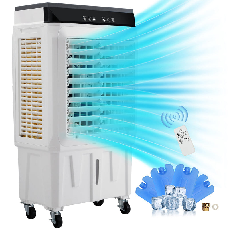 Evaporative Air Cooler with 2100 CFM and 135° Oscillation by HouseOfZazla