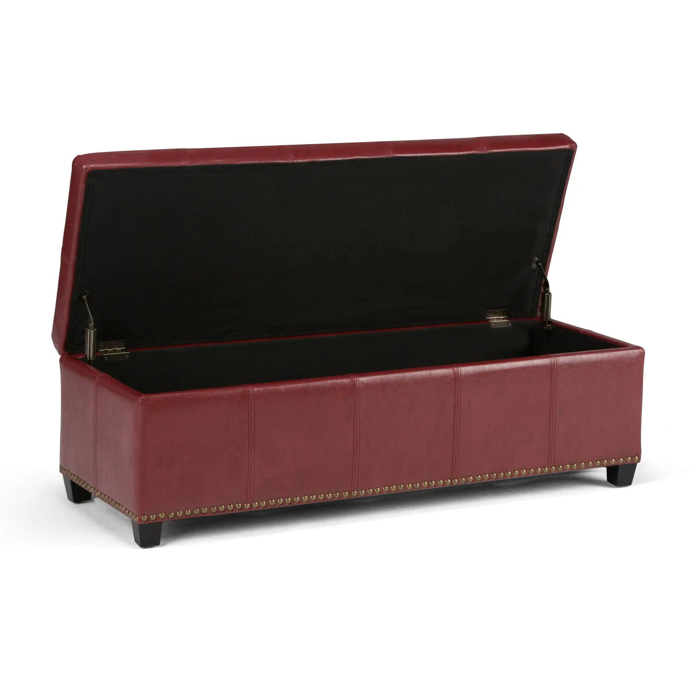 Kingsley - Upholstered Large Storage Ottoman by HouseOfZazla