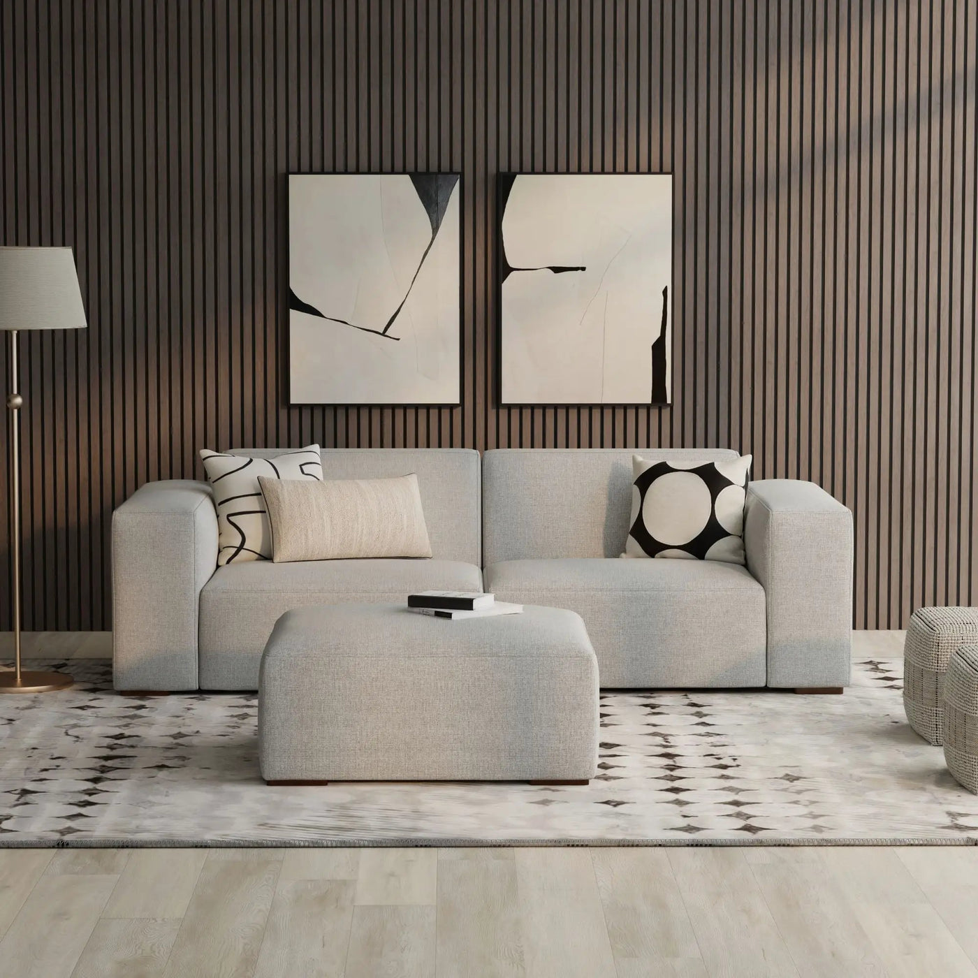 Rex - Handcrafted Sectional Sofa And Ottoman by Unique Piece Furniture