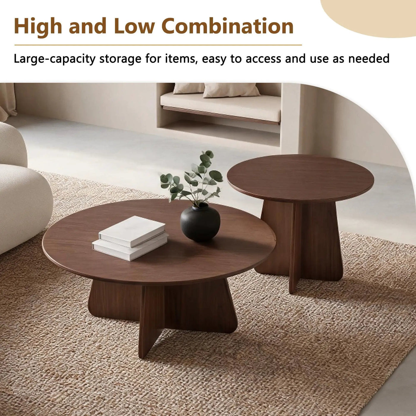 Retro-Style Nesting Coffee Table Set by HouseOfZazla