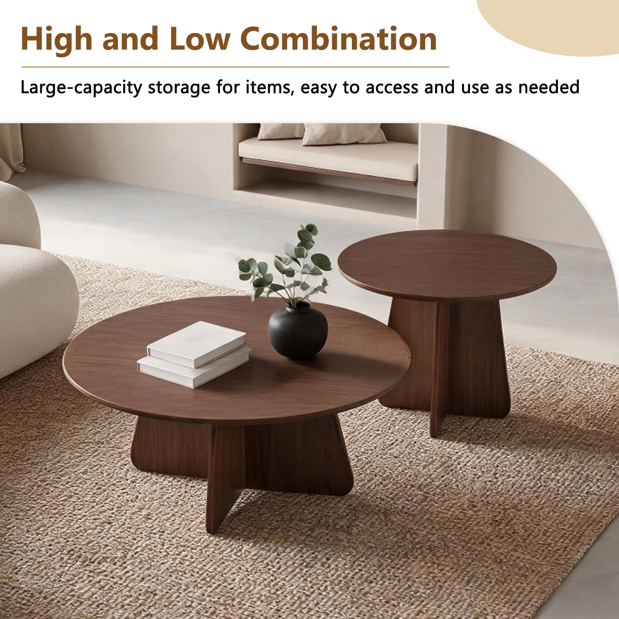 Retro-Style Nesting Coffee Table Set by HouseOfZazla