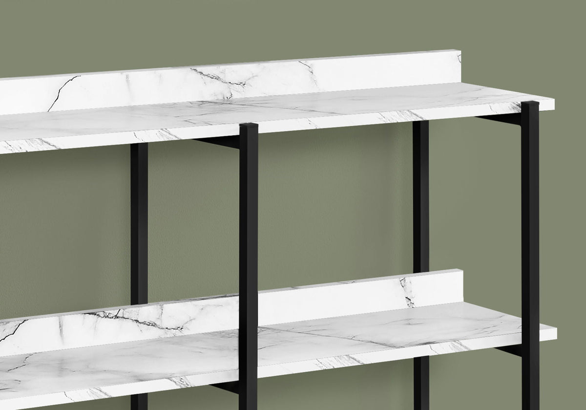 Accent Console Table with 3-Tier Design - Light Brown, White, Black, or Dark Brown, photo 16 of 16
