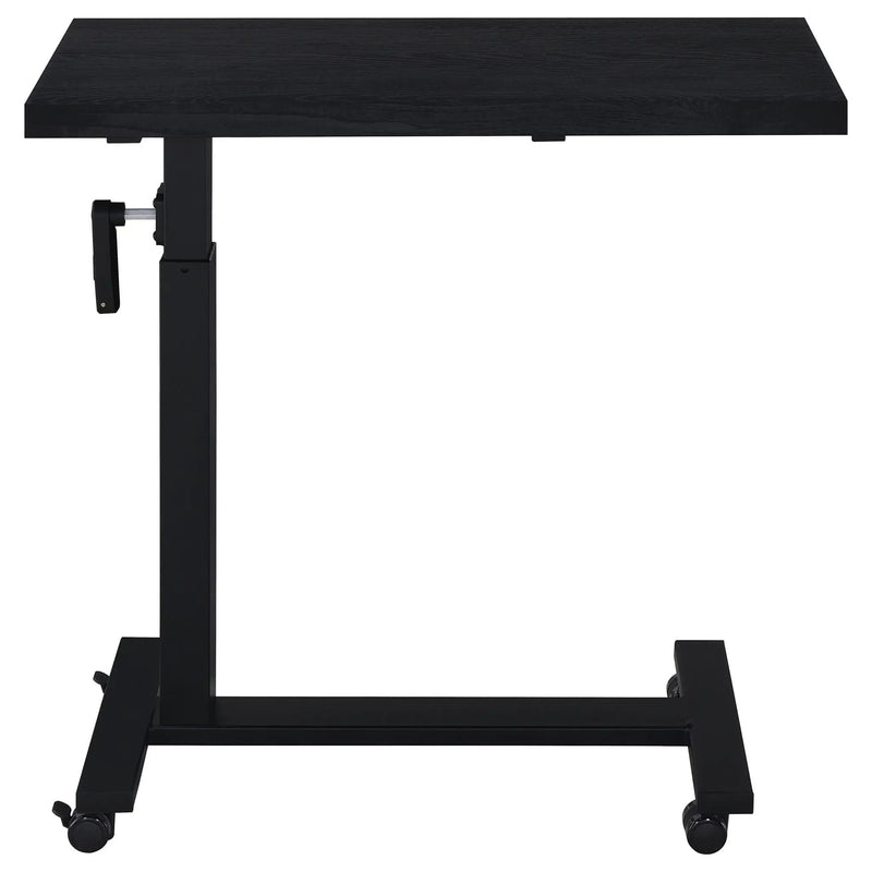 Westpark Height Adjustable Mobile Bedroom C-Table Black by Unique Piece Furniture