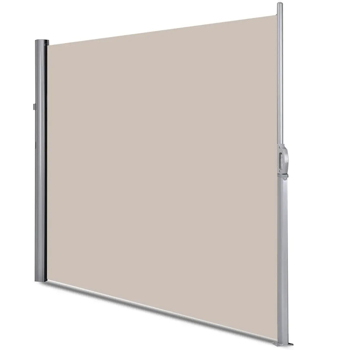 118.5 x 71 Inch Patio Retractable Folding Side Awning Screen by DirectDeals