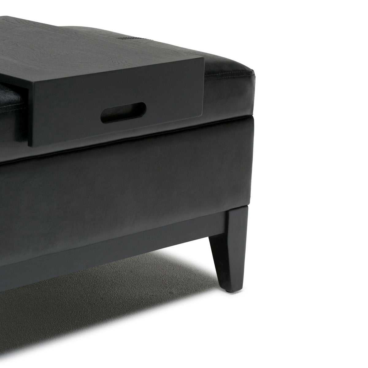 Oregon - Contemporary Storage Ottoman Bench With Tray, photo 31 of 38