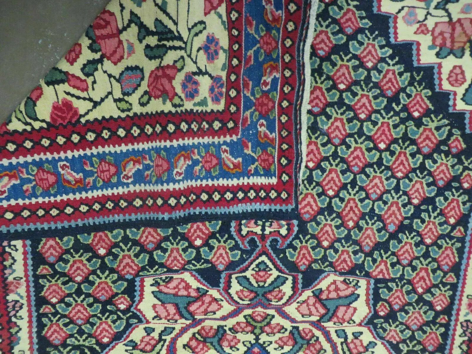4' X 6' Vintage Handmade Turkish Flat weave Rug Tribal by Jewel Rugs