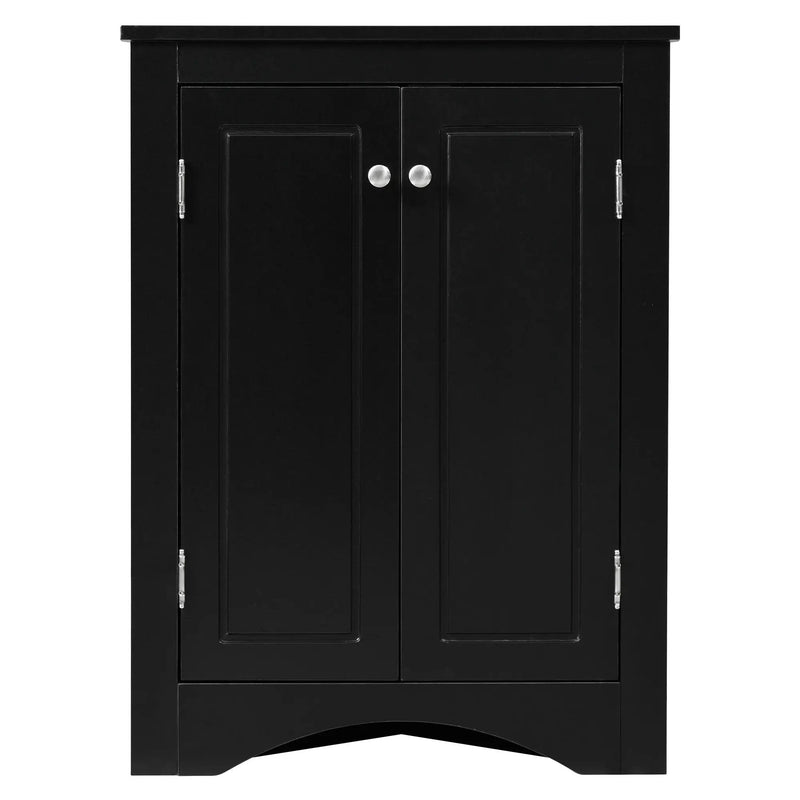 Triangle Bathroom Storage Cabinet With Adjustable Shelves, Freestanding Floor Cabinet For Home Kitchen by HouseOfZazla