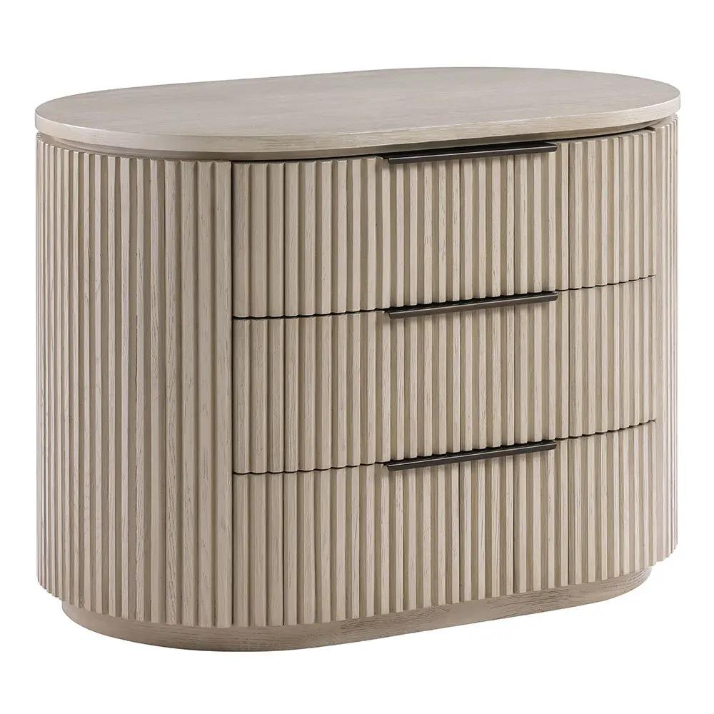 Leanna - Nightstand With USB Port - Light Oak by Unique Piece Furniture
