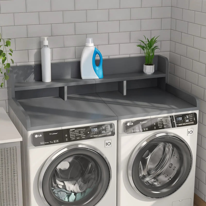 Washer Dryer Countertop with Non-slip Pads, Gray by HouseOfZazla