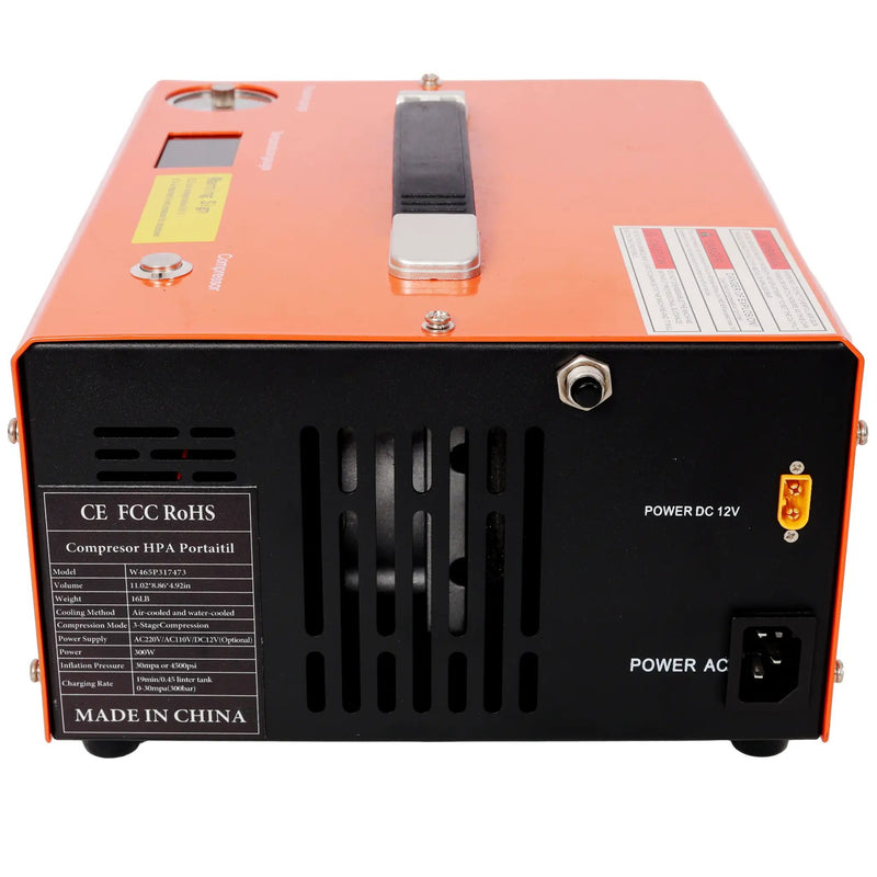 PCP Air Compressor, 4500PSI Portable PCP Airgun Compressor with Built-in Converter by HouseOfZazla