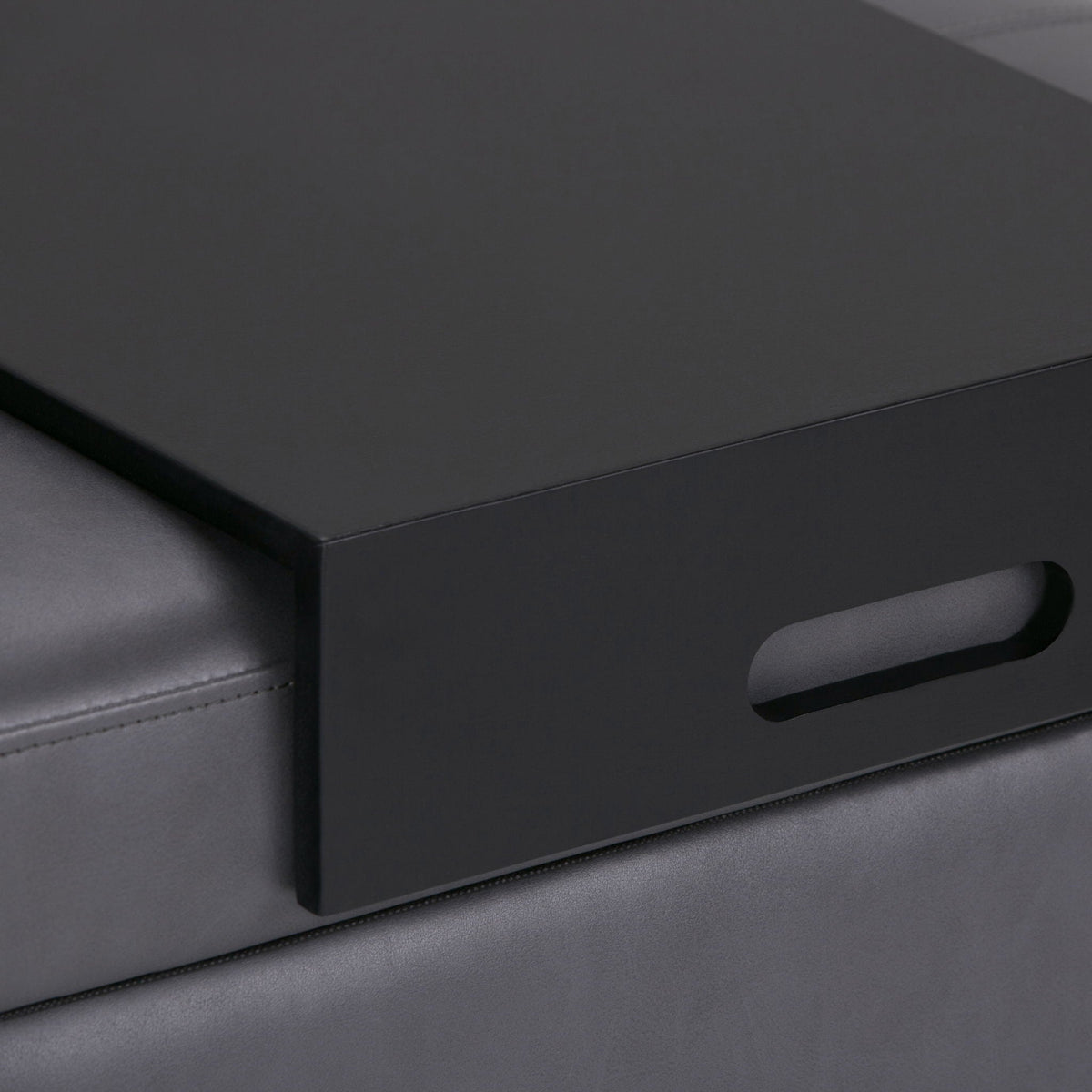 Oregon - Contemporary Storage Ottoman Bench With Tray, photo 32 of 38