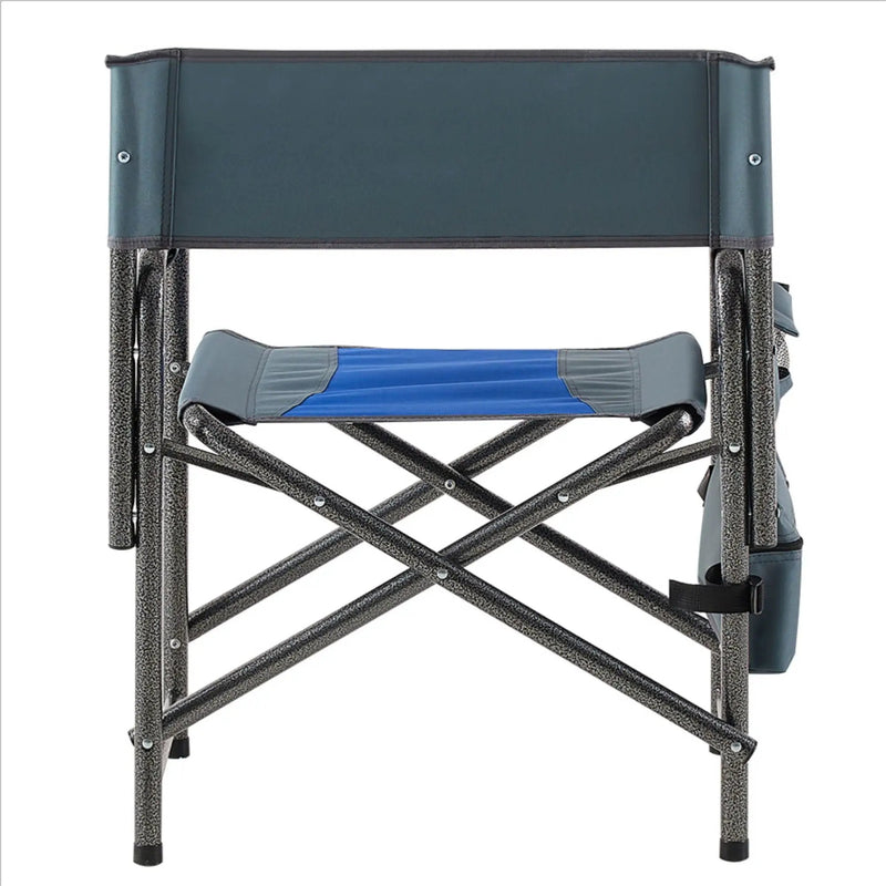 Padded Folding Outdoor Chair With Storage Pockets, Lightweight Oversized Directors Chair For Indoor, Outdoor Camping, Picnics And Fishing by HouseOfZazla