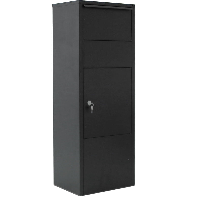 Large Package Delivery Parcel Mail Drop Box with Lockable Storage - Black, photo 9 of 11