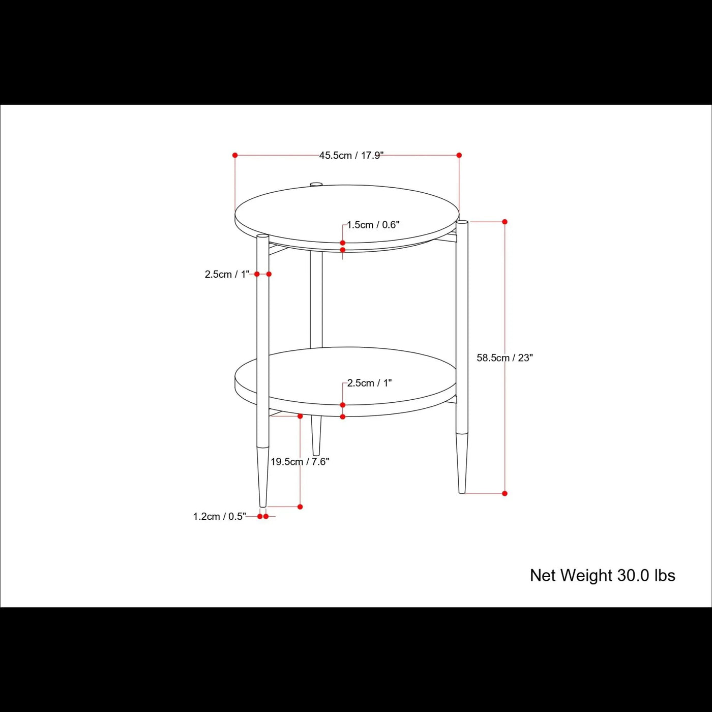 Wagner - Round Marble & Wood Table by Unique Piece Furniture