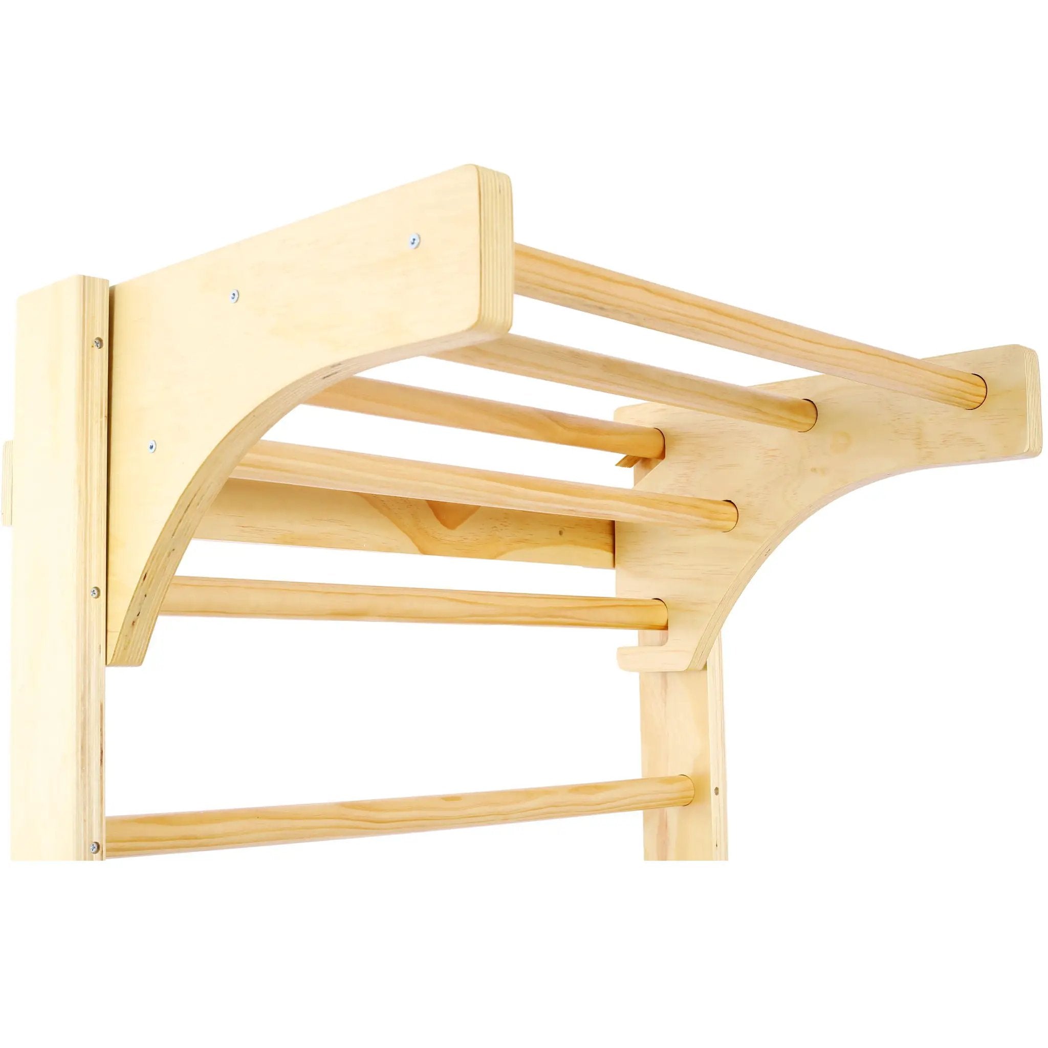 Swedish Ladder, Stall Bars Set For Physical Therapy & Gymnastics - Natural by HouseOfZazla