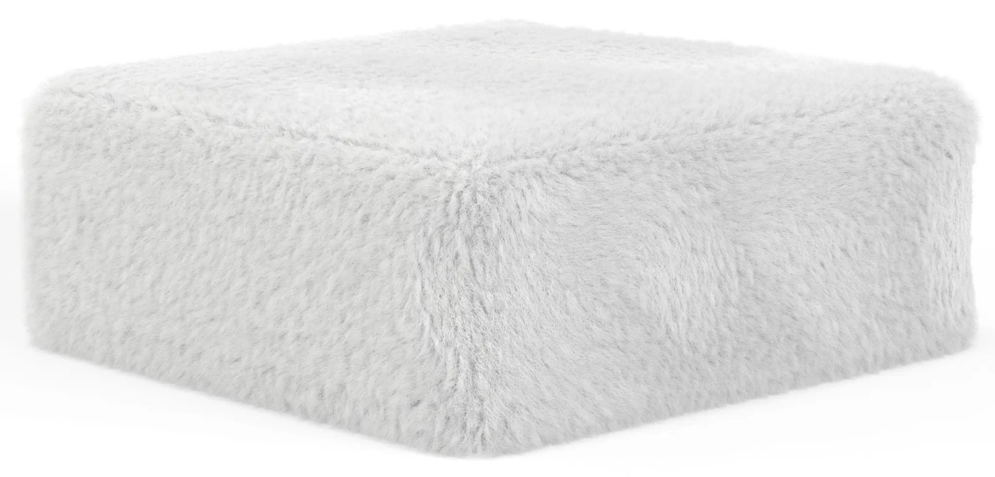 Snowball - Cocktail Ottoman - White by Unique Piece Furniture