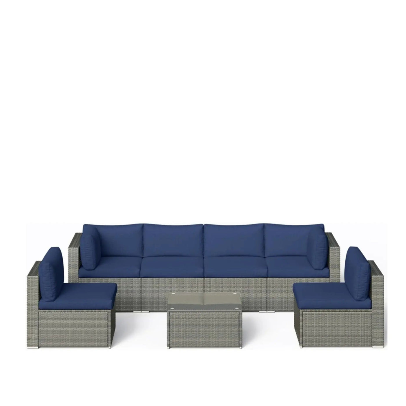 Modern Patio Set With Coffee Table by HouseOfZazla